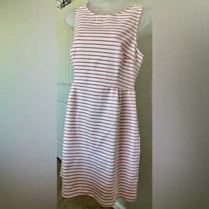 Old Navy Pink and White Striped Dress